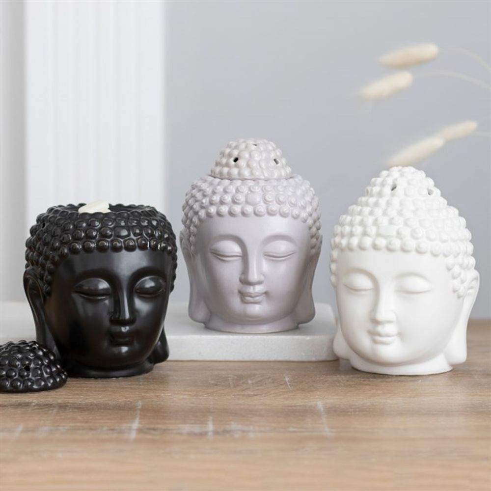 Black Buddha Head Oil Burner