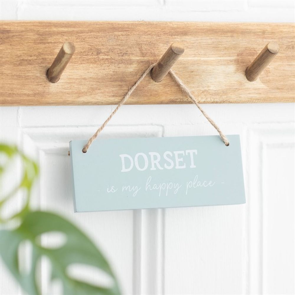 Dorset is My Happy Place Hanging Sign