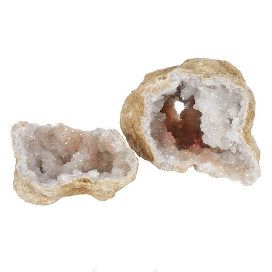 Medium White Quartz Geode