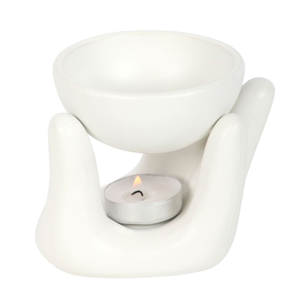 White Hand Ceramic Oil Burner