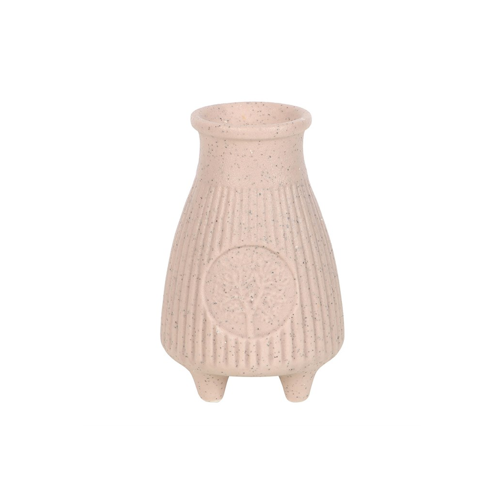 Greige Ribbed Palo Santo Brick Burner