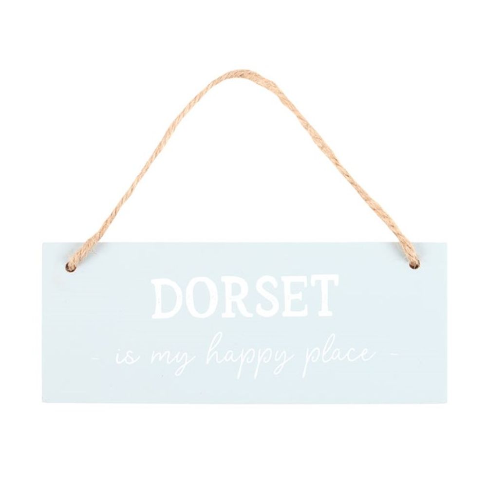 Dorset is My Happy Place Hanging Sign