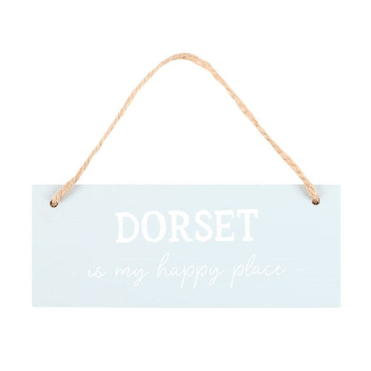 Dorset is My Happy Place Hanging Sign