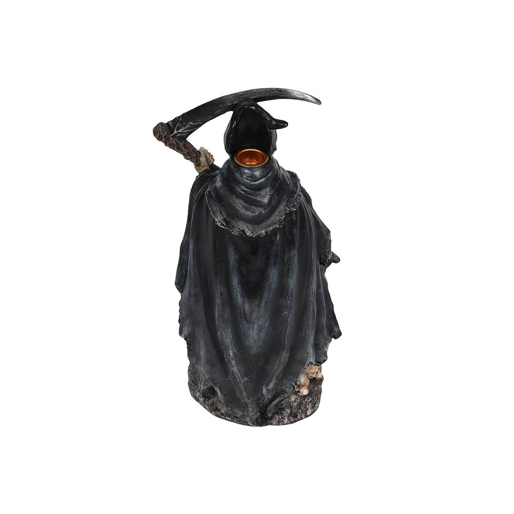 Grim Reaper Backflow Incense Burner with Light