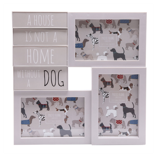 29cm Dog Multi Photo Frame