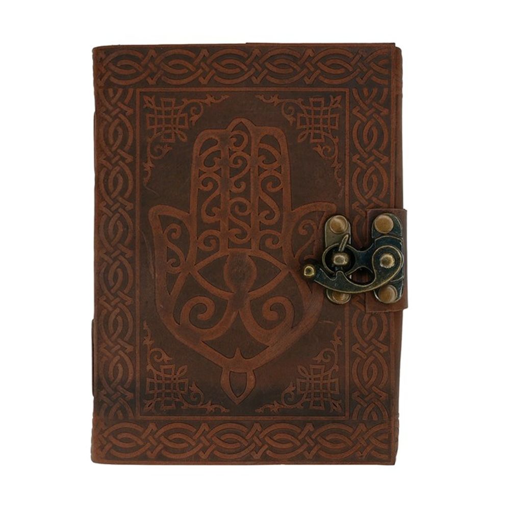 Hamsa Leather Journal