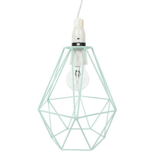 Aqua Wire Lamp Shade