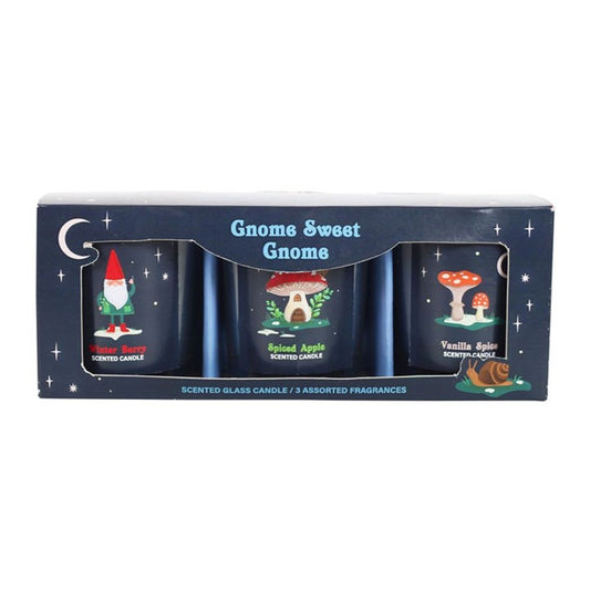 Gnome Sweet Gnome Candle Trio