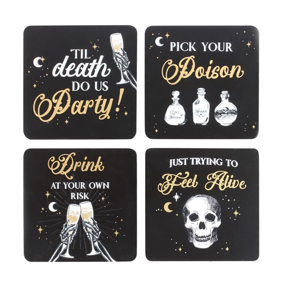 Til Death Do Us Party Coaster Set