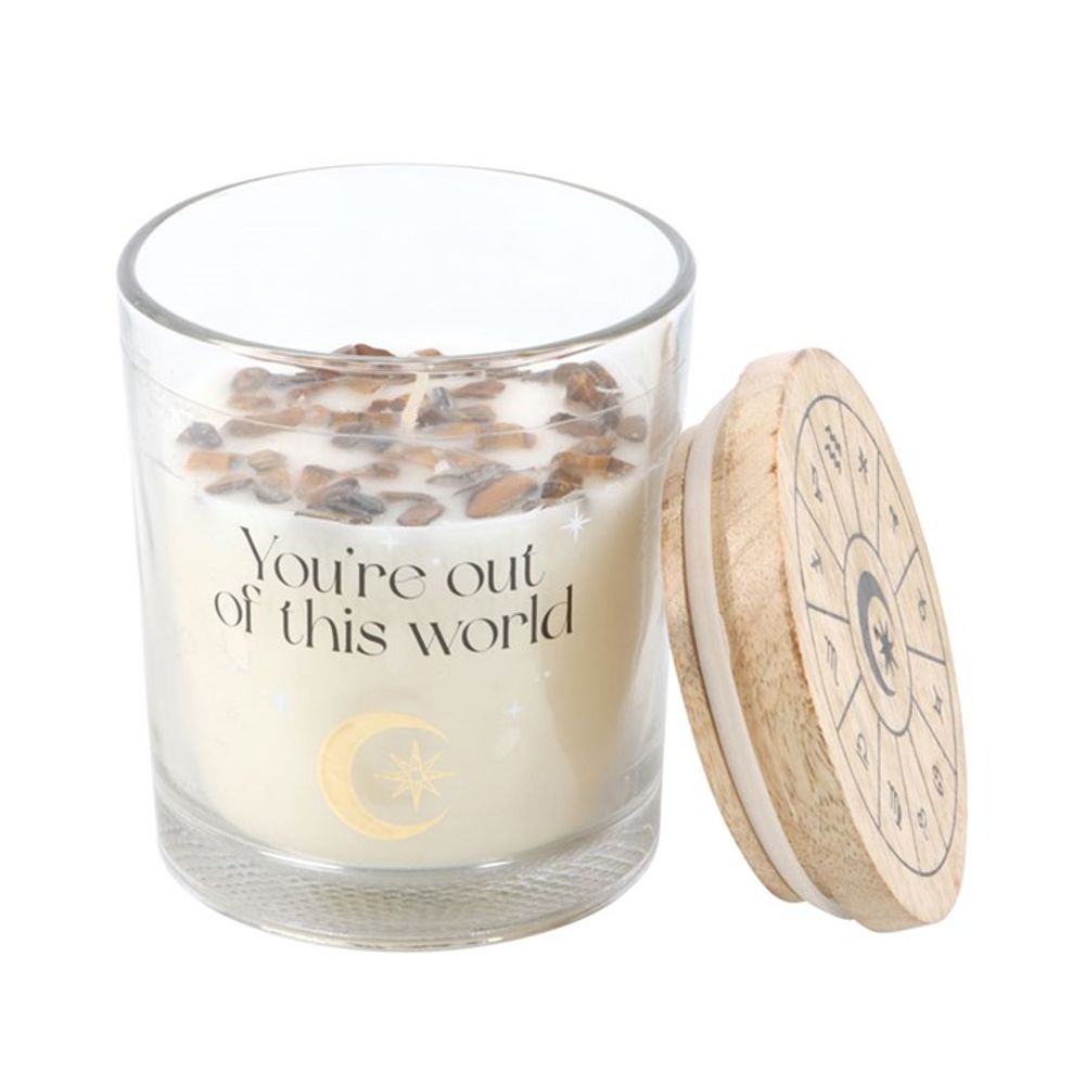 Vanilla Stardust Crystal Chip Candle