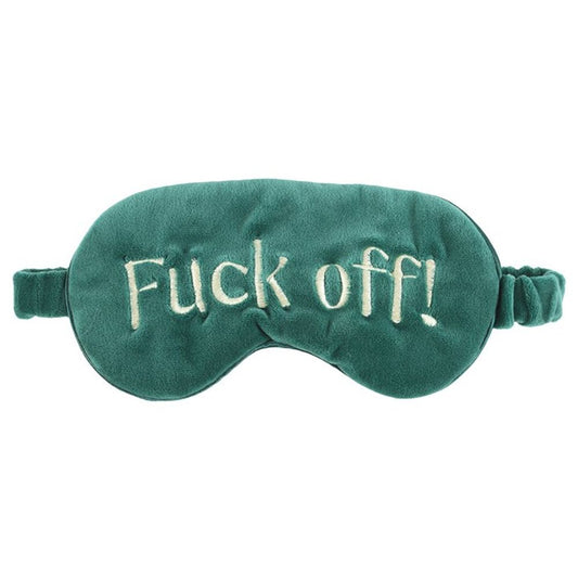 Sweary Velvet Sleep Mask