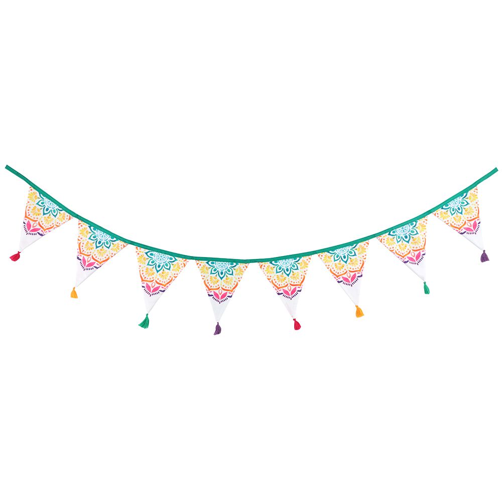 Peace Out Mandala Fabric Bunting