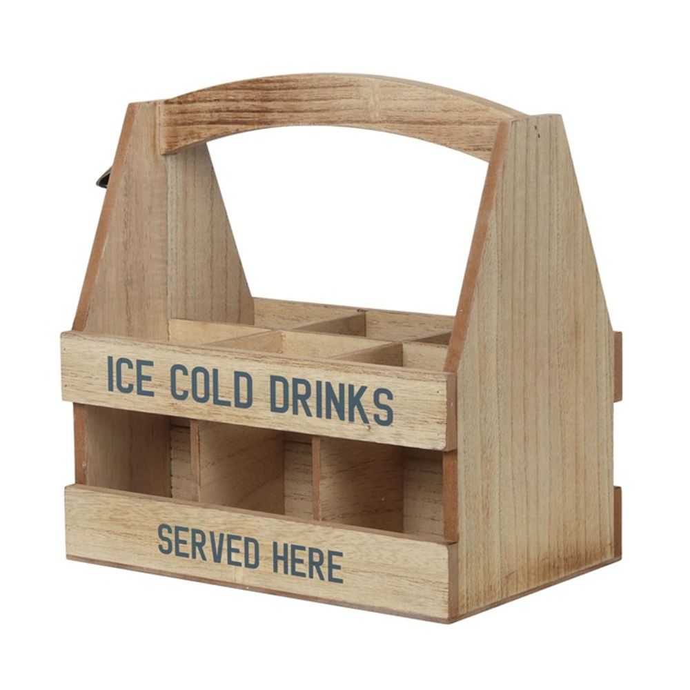 Personalised Wooden Beer Caddy