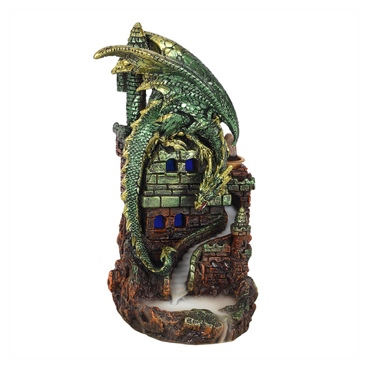 Dragon Castle Glowing Backflow Incense Burner