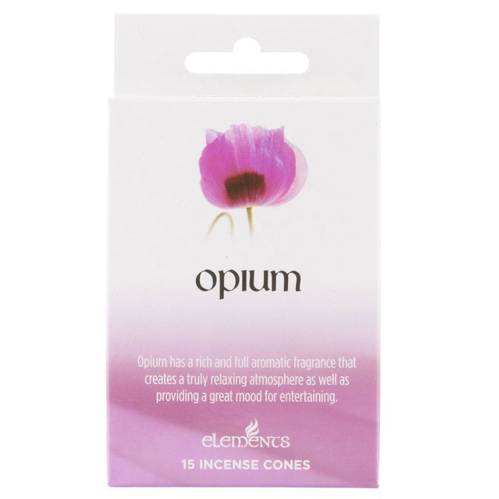 Set of 12 Packets of Elements Opium Incense Cones