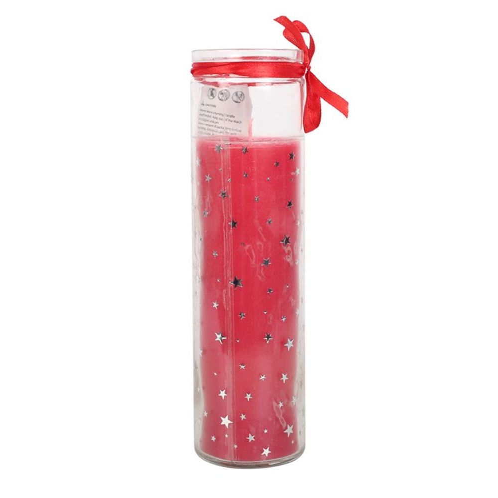 Red Vanilla Advent Tube Candle