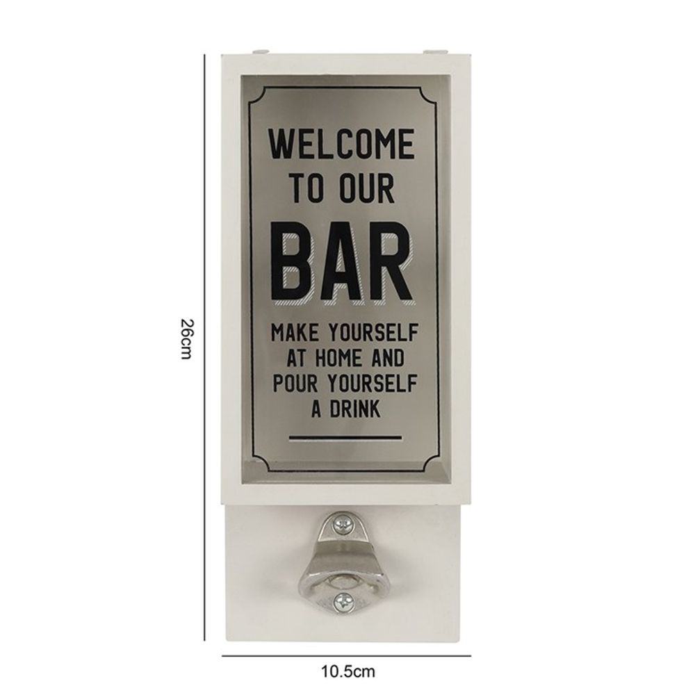 Grey Garden Bar Bottle Opener Plaque