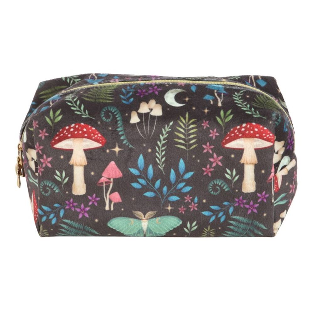 Dark Forest Print Makeup Bag