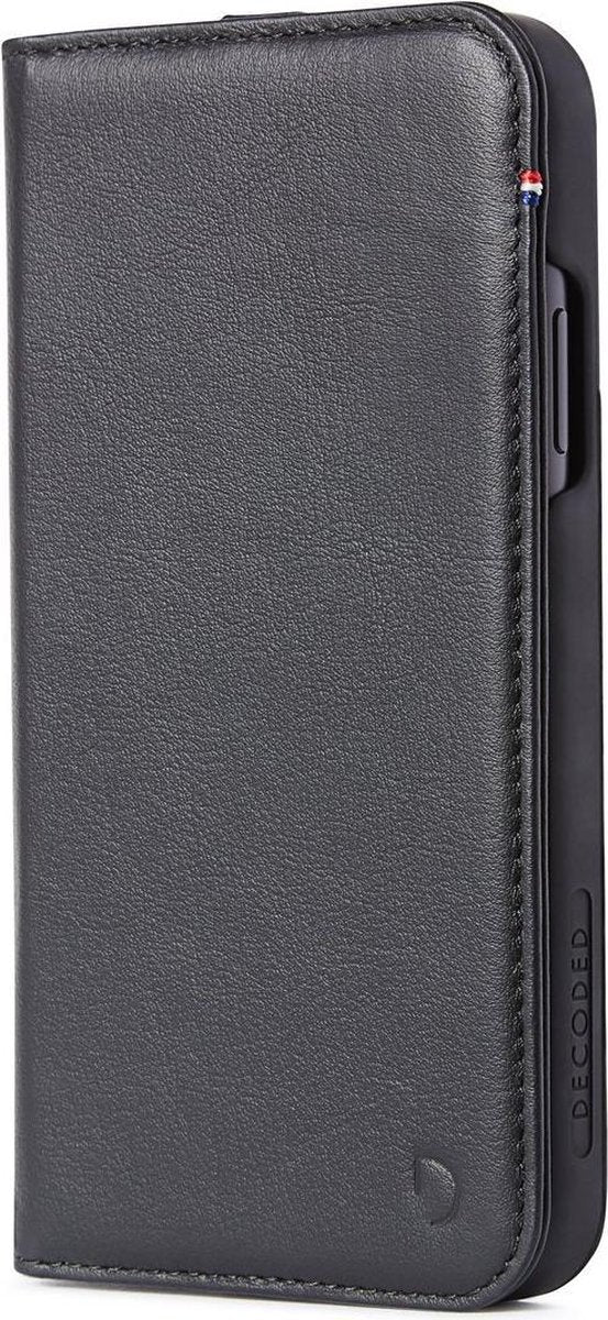 DECODED Wallet Case - iPhone 11 - Case with Card Holder - High Quality Leather - Black