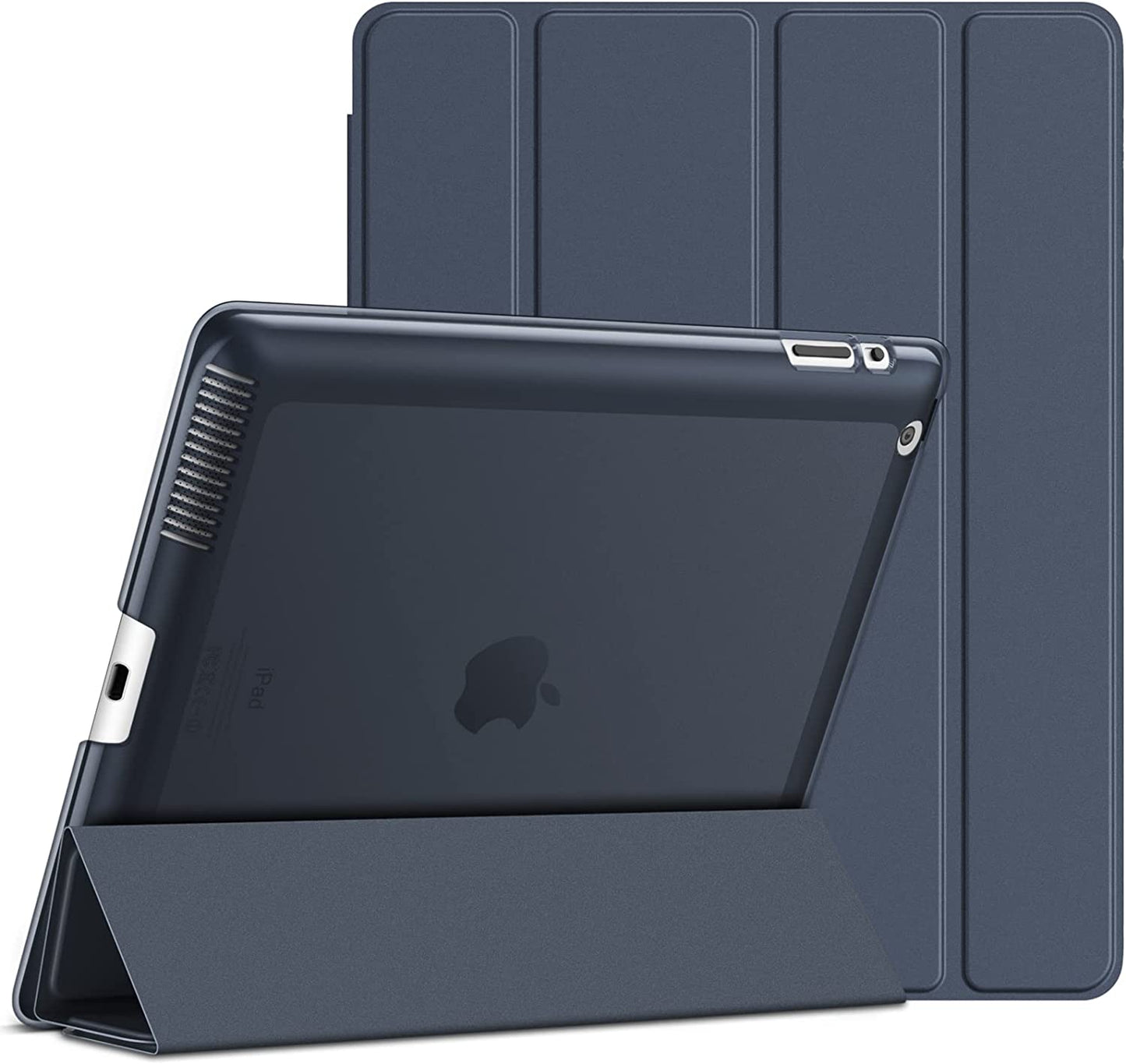 JETech Case Compatible with iPad 2 3 4 (Oldest Models), Smart Cover Auto Wake/Sleep (Navy Blue)