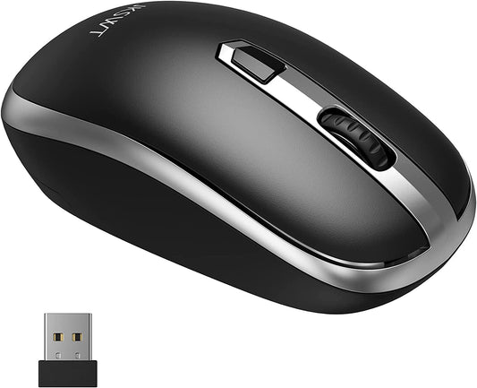 JKSWT Wireless Mouse, 2.4G Portable Computer Wireless Mice Ergonomic Mouse with USB Nano Receiver