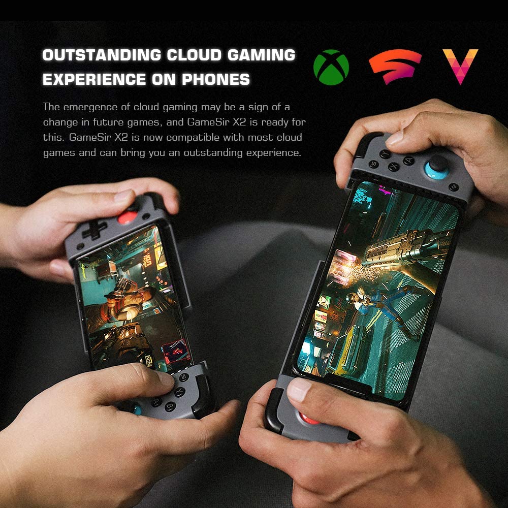 GameSir X2 Pro Mobile Gaming Controller for Android Support Xbox Cloud  Gaming, Stadia, Luna, Android Controller with Mappable Back Buttons,  Detachable