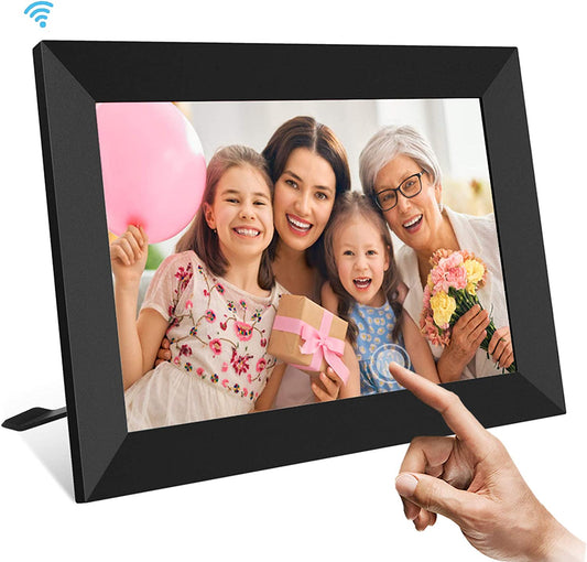 Digital Picture Frames with 1280x800 IPS Touch Screen, 16GB Storage, Auto-Rotate, Send Photos or Video Remotely Via App from Anywhere