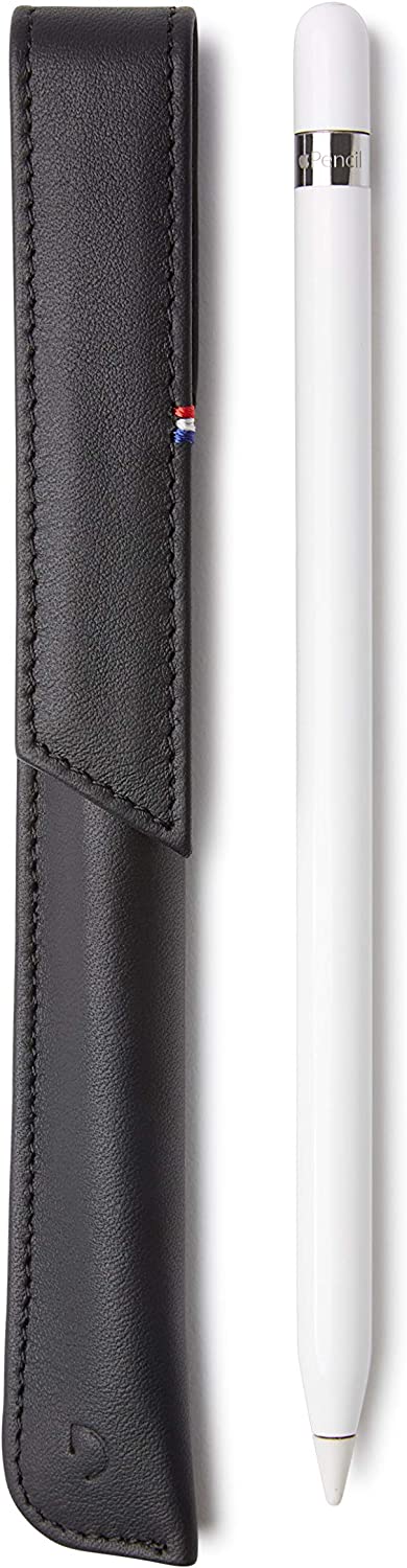 DECODED Pencil Sleeve - Full Grain Leather Sleeve for Apple Pencil 1-2 BLK - BRO