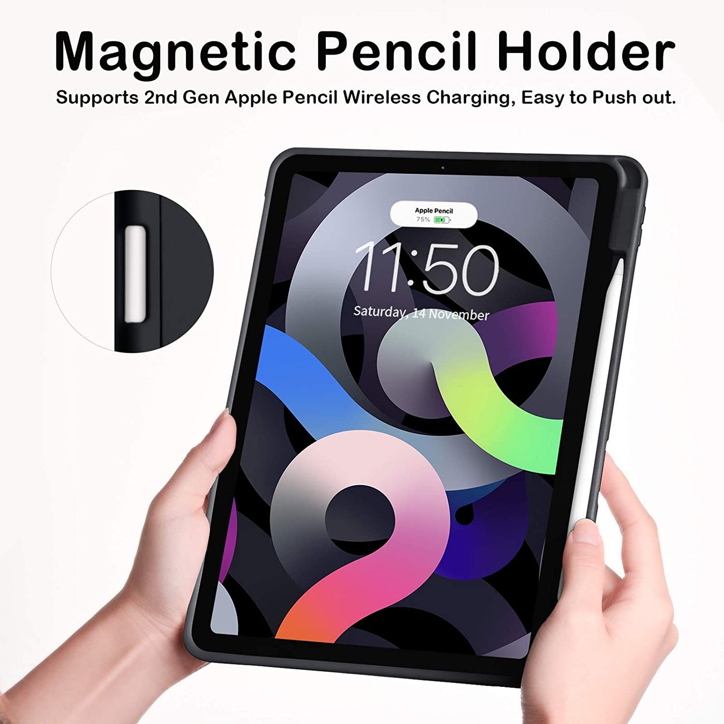 SIWENGDE Trifold Case with Pencil Holder For 10.9" iPad Air 5th/4th Gen. 2022/2020