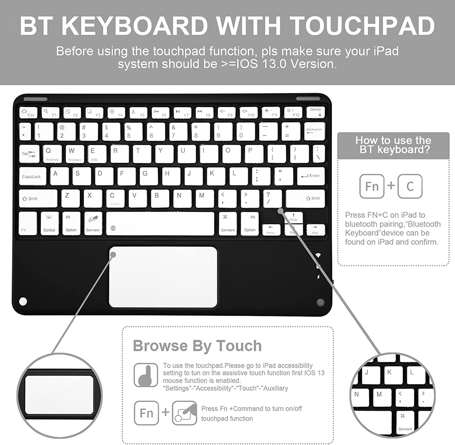 Tasnme TrackPad Violet Keyboard for iPad Pro 11 3rd Gen 2021 2nd/1st Gen(Love Me-Take Me Home)(Vertical and Horizontal Stand 360 Degree Rotation)