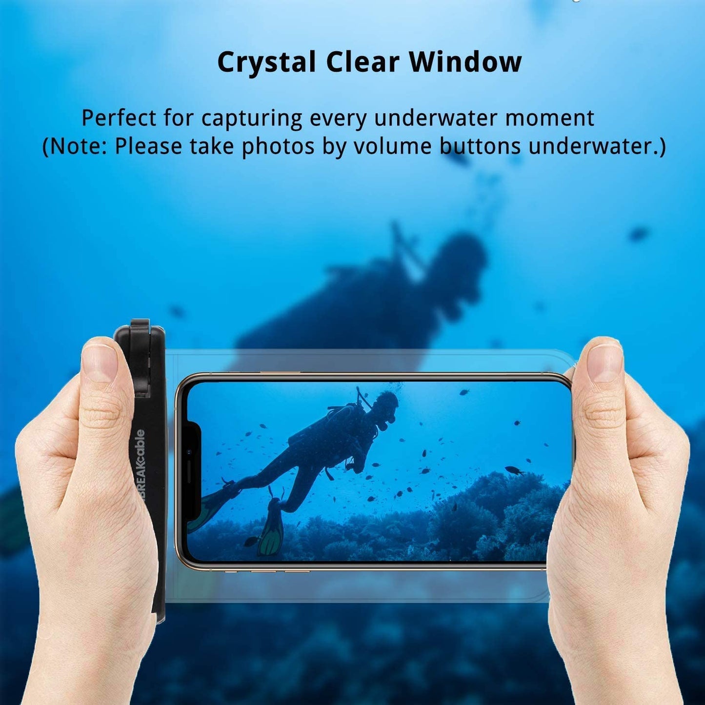 UNBREAKcable Waterproof Phone Case 2-Pack IPX8 Universal Waterproof Phone