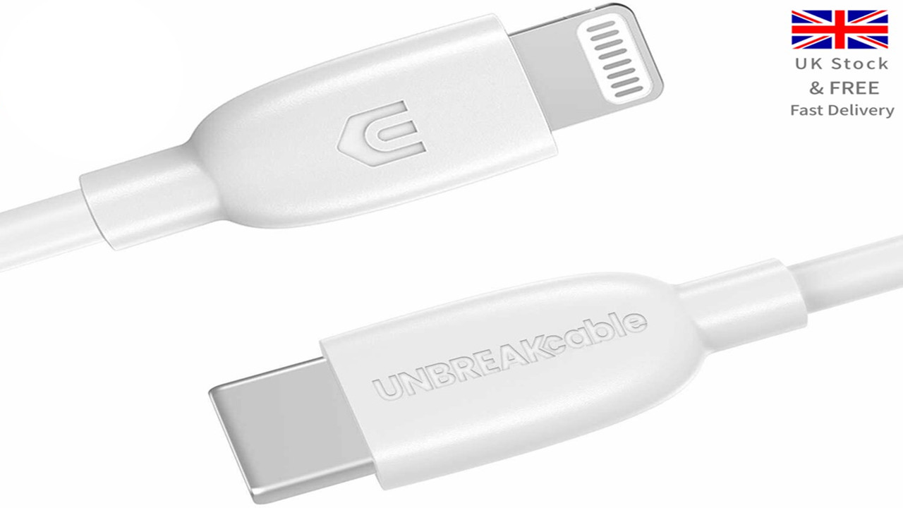 UNBREAKcable Apple MFi Certified USB C to Lightning Charging Cable