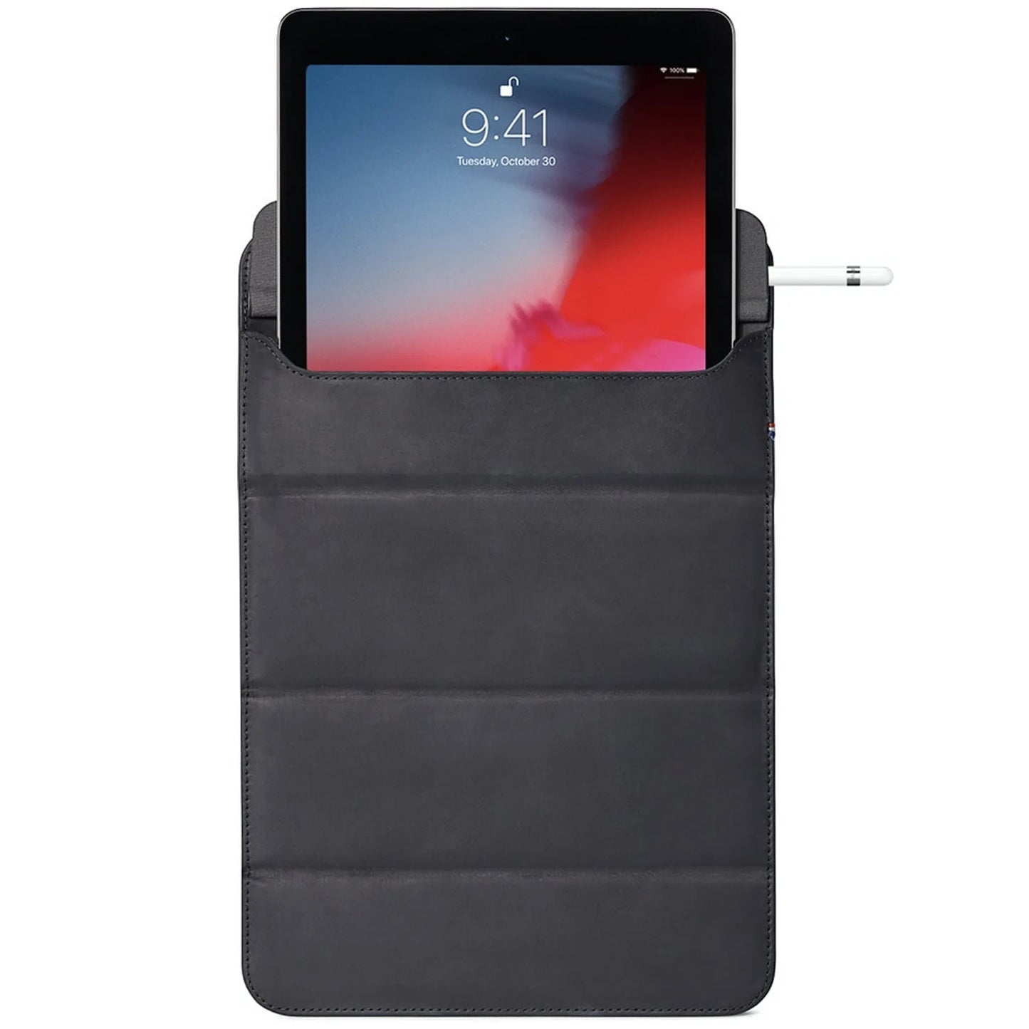 DECODED Leather Foldable iPad Sleeve For Apple iPad Mini 5th Gen iPad Mini 4 BLK Leather Foldable Sleeve | Black or Brown