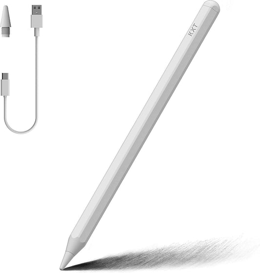 KXT Stylus Pen for Apple iPad (2018-2022), With Tilt Sensitivity & Palm Rejection & Magnetic, Compatible iPad