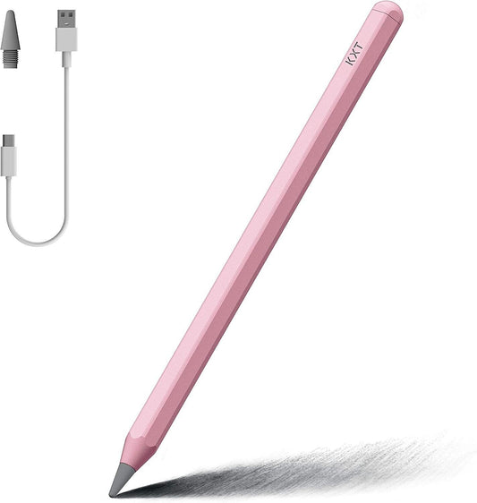 KXT Stylus Pen for Apple iPad (2018-2022), With Tilt Sensitivity & Palm Rejection & Magnetic, Compatible iPad