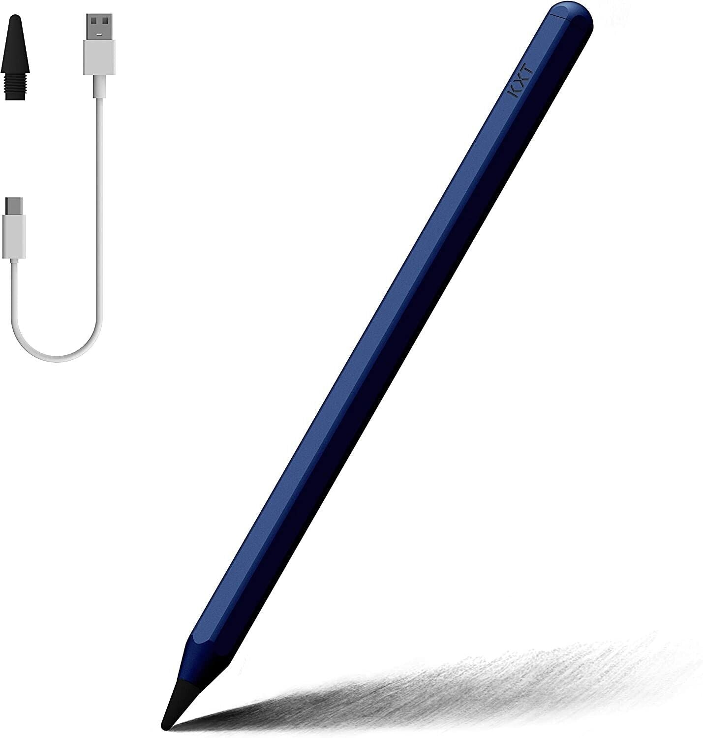 KXT Stylus Pen for Apple iPad (2018-2022), With Tilt Sensitivity & Palm Rejection & Magnetic, Compatible iPad