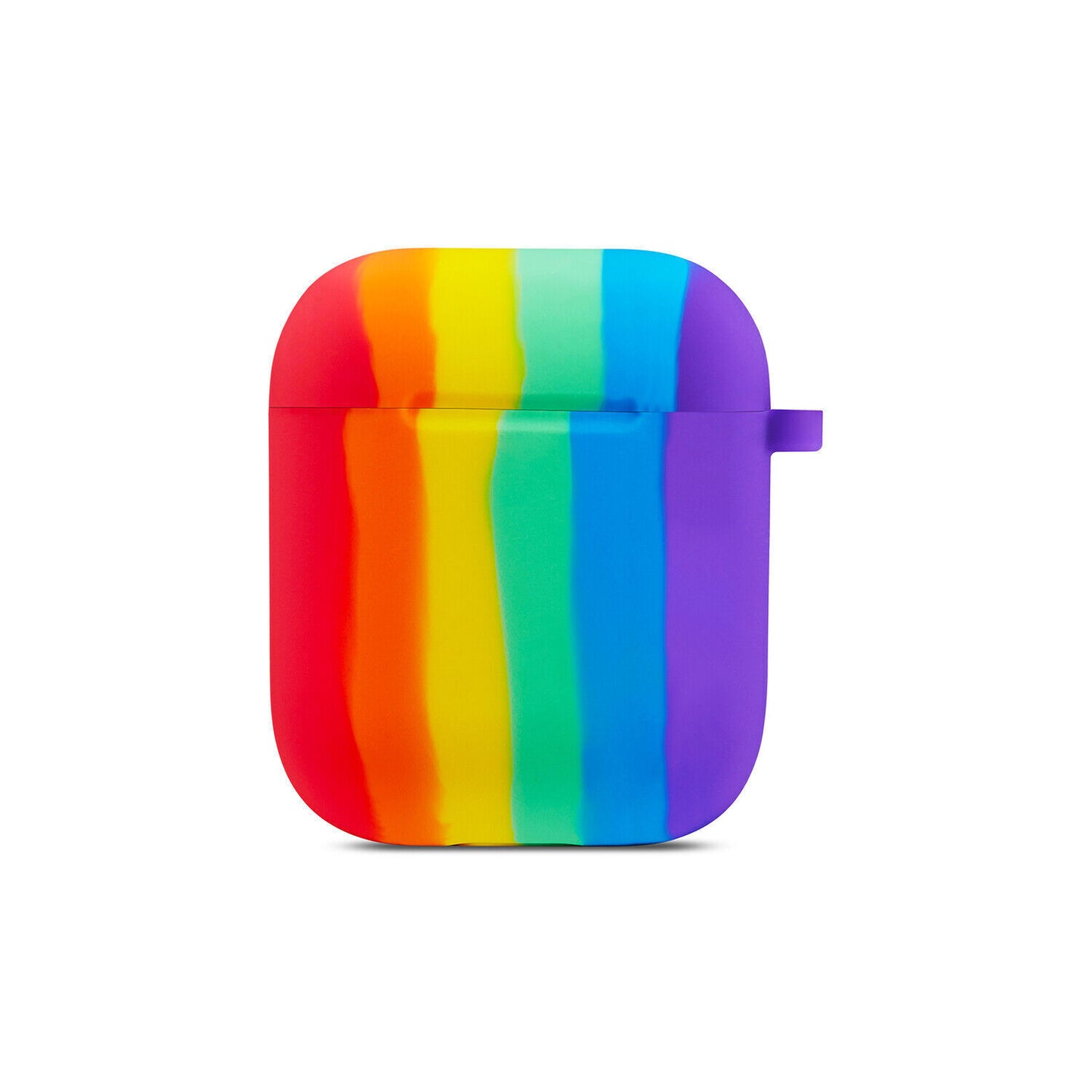 Airpods Silicone Case Cover Skin For Apple Airpods Pro And Aipods 1 - 2 - Pride Rainbow Multicoloured