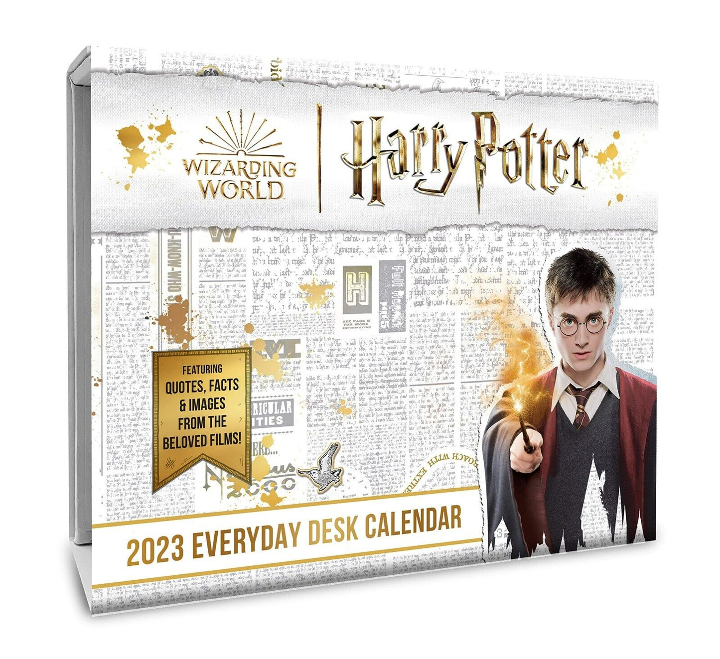 Harry Potter 2023 Collectors Item&nbsp; &nbsp; &nbsp; Desk Calendar, Page A Day Formatted Calendar, Official Product: Original Danilo-Tagesabreißkalender [Kalendar] Calendar – Desk Calendar