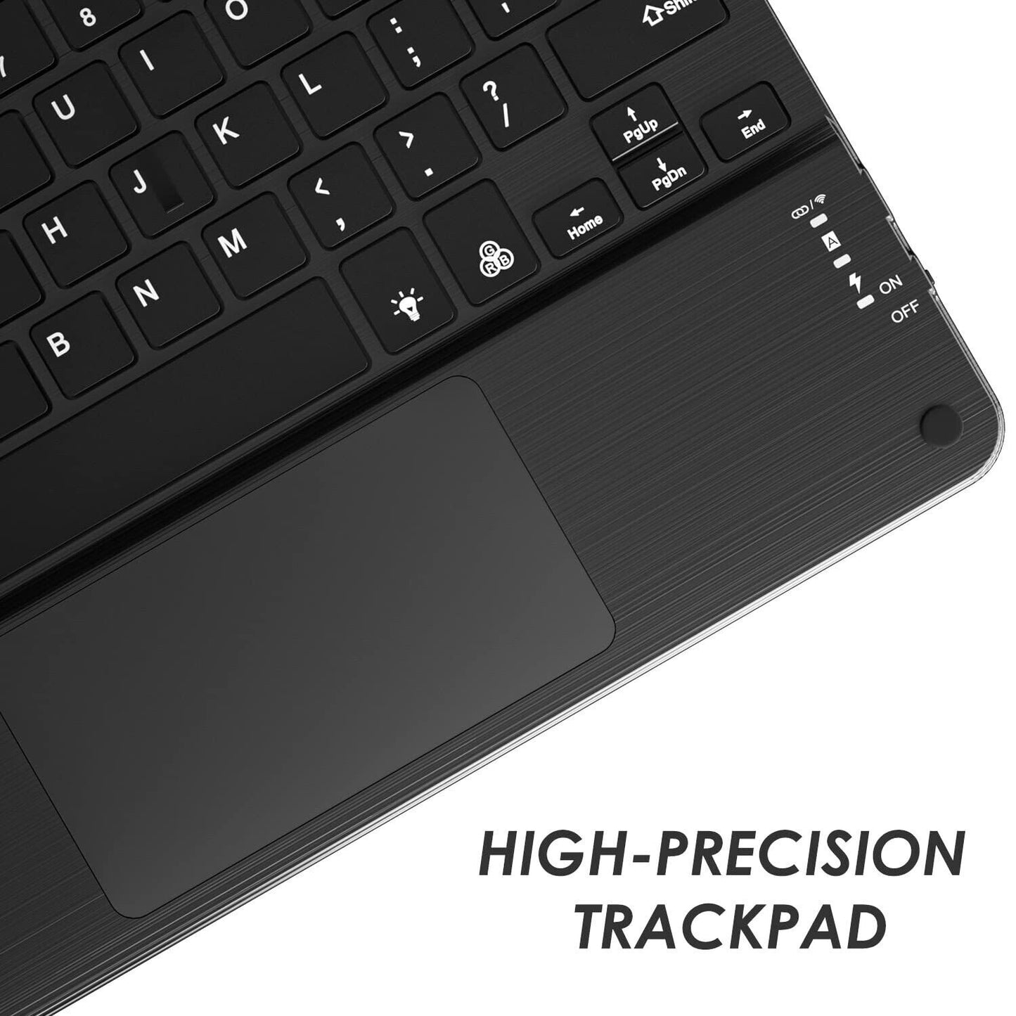 Cooper Tablet Touchpad Keyboard case for 9", 10",10.1",10.5" Tablets,2-in-1 Bluetooth Wireless Keyboard Touchpad,7 Colour