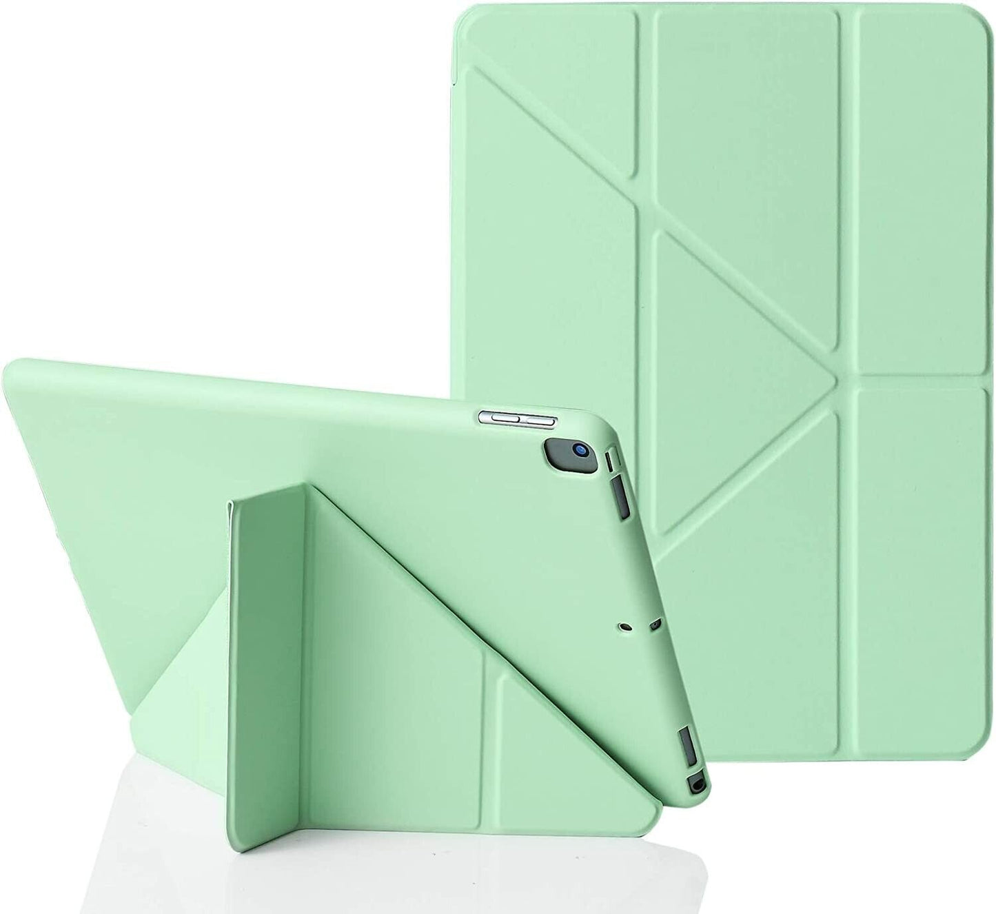 MuyDoux Origami Case Various sizes for iPad Pro 11 inch 3rd/2nd/1st Generation 2021/2020/2018, with Pencil Holder & Magnetic Closure & Lens Caps
5-in-1 Multiple Viewing Angles Various Sizes 9.7” 10.2” 11”