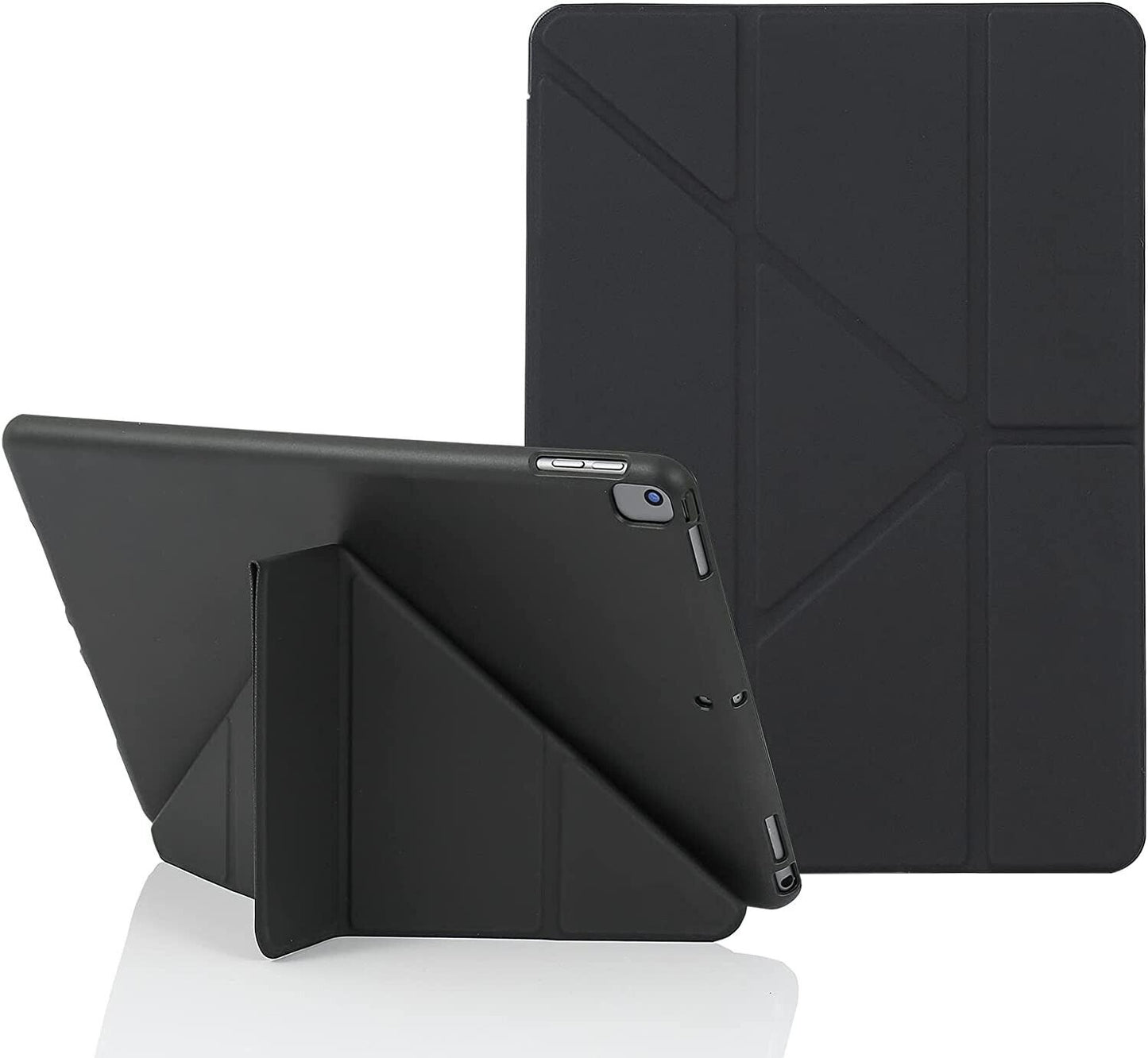 MuyDoux Origami Case Various sizes for iPad Pro 11 inch 3rd/2nd/1st Generation 2021/2020/2018, with Pencil Holder & Magnetic Closure & Lens Caps
5-in-1 Multiple Viewing Angles Various Sizes 9.7” 10.2” 11”