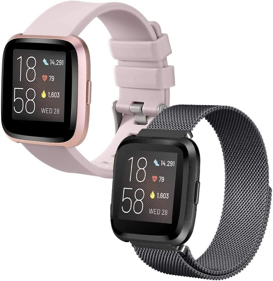 Replacement Band For Fitbit Versa /2/Lite Fabric Watch Sports Strap  Wristband