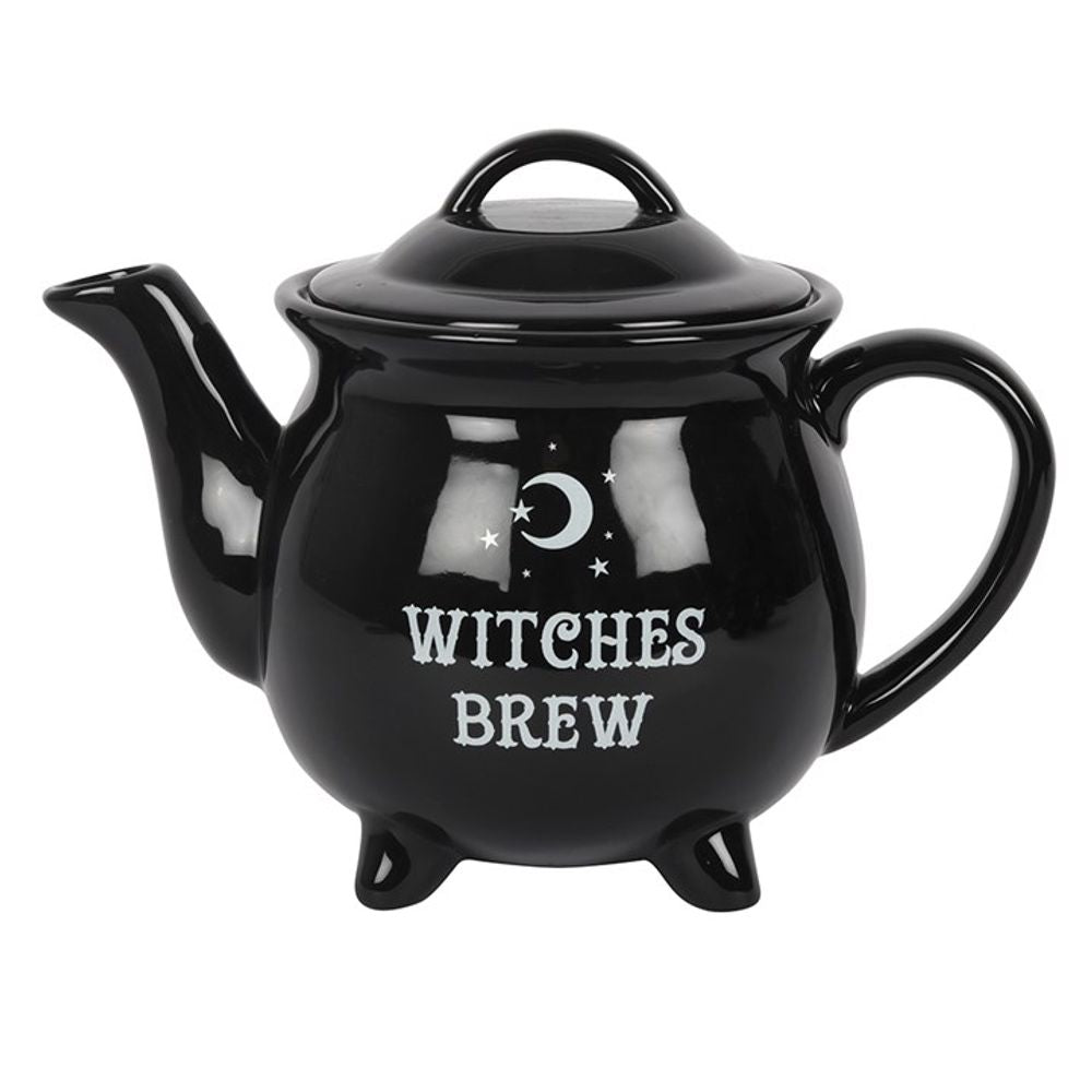 Witches Brew Ceramic Cauldron Tea Set