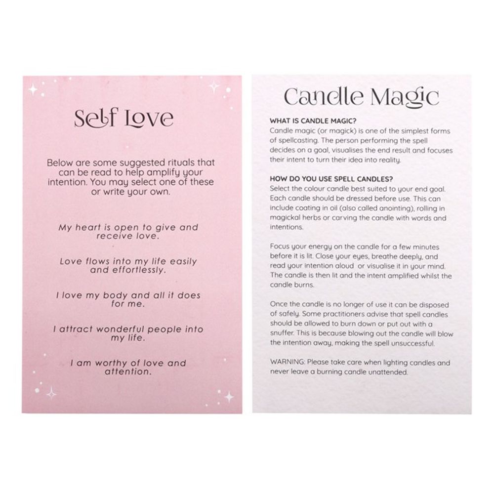 Pack of 12 Self Love Spell Candles