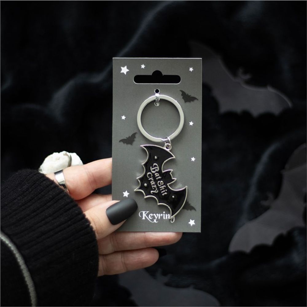 Bat Shit Crazy Keyring