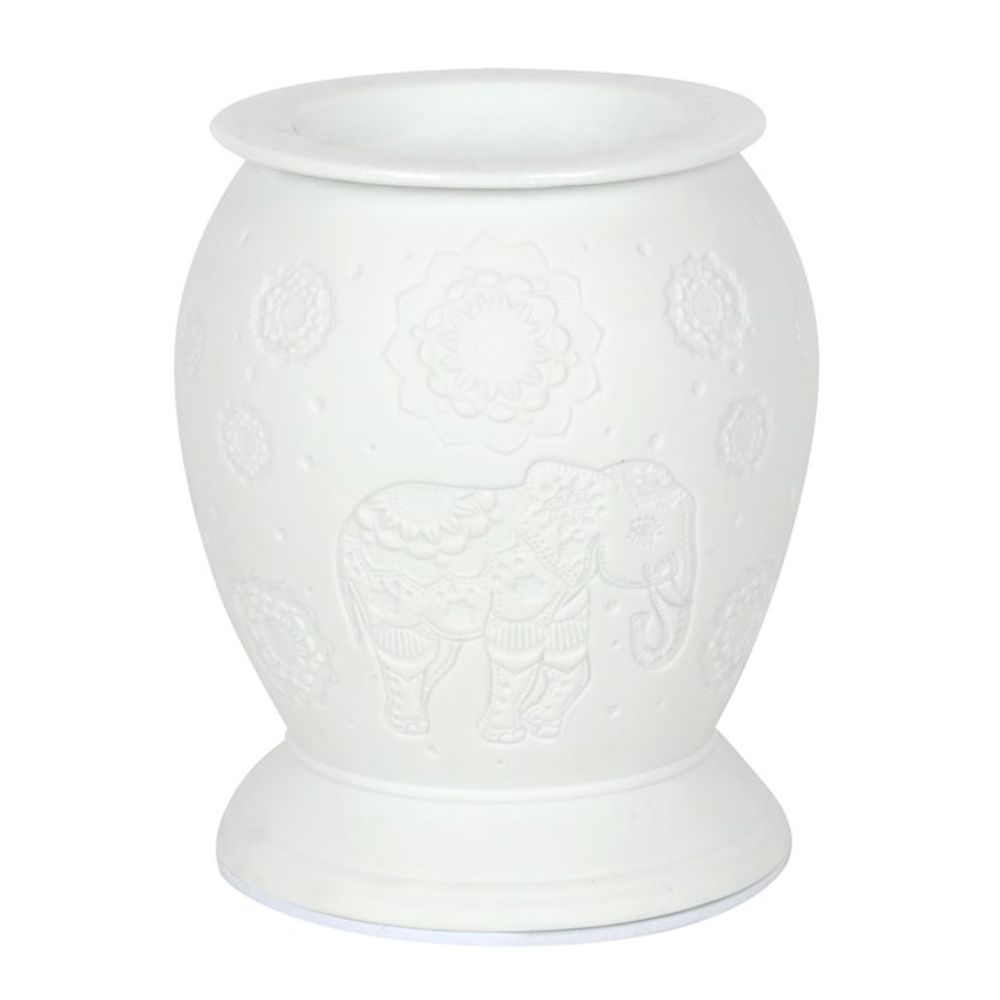 Elephant White Ceramic Electric Oil Burner